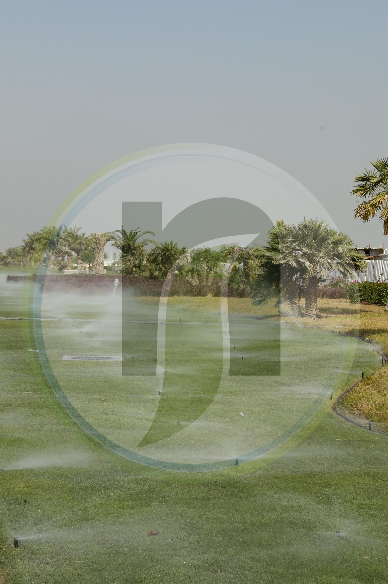 Landscaping and irrigation at Hamad International Airport, Doha